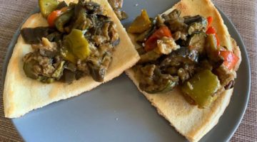 pizza paleo verdure